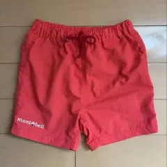 【美品】モンベル　水陸両用ショートパンツ　80cm レッド