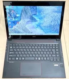 富士通 薄型ノートPC Corei7 8GB 新品SSD 500GB オフィス