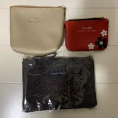 雑誌付録ete / MARC JACOBS/Lugnoncure ポーチ3種類