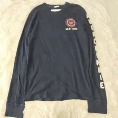 Abercrombie & Fitch 長袖カットソー ネイビー Mサイズ