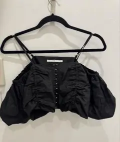 KBF 黒 バルーンシルエット ビスチェ