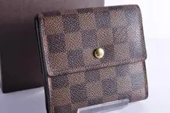 ルイヴィトン ダミエ ポルトフォイユ エリーズ コンパクト財布 N61654