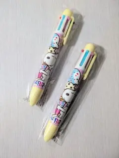 【新品】31アイスクリームｘスヌーピー 6色ボールペン 2本セット