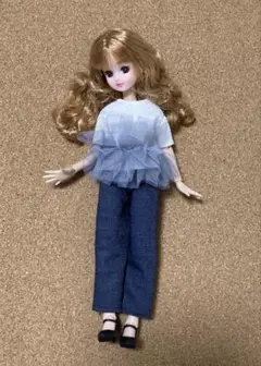 22cm ドール服 りかちゃん服 着せ替え服 ２点セット　No.32