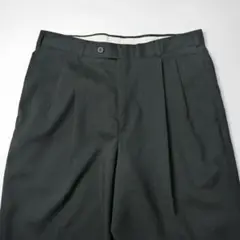 00sビンテージ リーバイス スレイツ ツータック スラックス レーヨン混 黒色