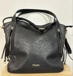 FIRANO レザー　A4 2WAY ショルダーバッグ　美品