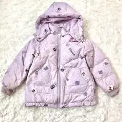 サンリオ　クロミ　キッズ　中綿ジャケット　ジャンパー　袖リブ　フード付き　120