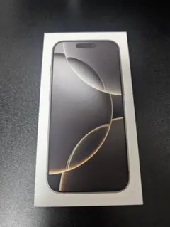 iPhone 16 Pro 外箱・付属品（充電ケーブル）