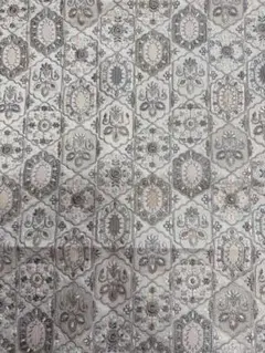 インド刺繍生地 六角メルヘン