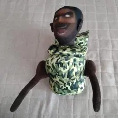 スキビティトイレ　ぬいぐるみ　迷彩柄