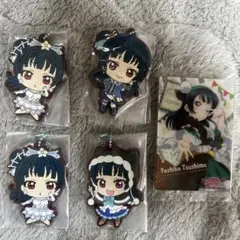 ラブライブ!サンシャイン‼︎ 津島善子 ラバーストラップ 4個セット　カード
