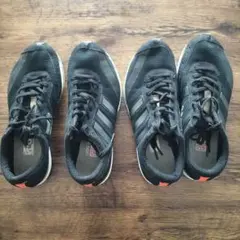Adidas ランニングシューズ 。アデゼロ戦ブラック。