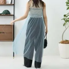 値下げ可ほぼ新品FREAK'SSTORE 2WAYリボンチュールキャミワンピース