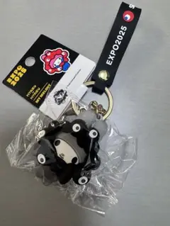 マイメロ　黒ミャクミャク　キーホルダー