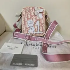 Christian Dior ディオール ピンクトロッターショルダーバッグ