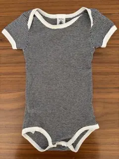 PETIT BATEAU ストライプロンパース 12m