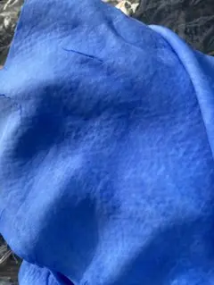 青色フリース生地