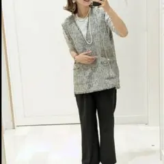 グローバルワーク　サラサラフリンジベスト