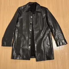 美品★上野商会 ロイヤルフラッシュ ラムレザーライダースジャケット 羊革 Schott N.Y.C ショット ラムレザー ダブル ブレスト ライダース