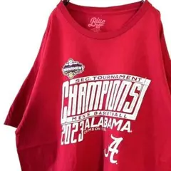 ブルー84 チャンピオンズ アラバマ Tシャツ XL レッド 赤 古着