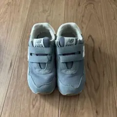 New Balance グレー スニーカー ベルクロ
