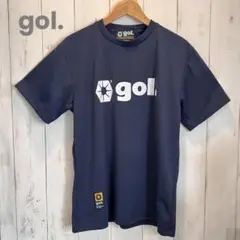 美品【gol.】ゴル　プラクティスシャツ　ネイビーメンズL フットサル　サッカー
