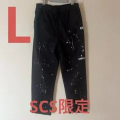 sapeur スケートパンツ スケパン　チノ ブラック 黒　L