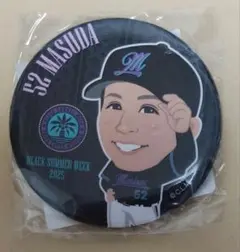 BSW 千葉ロッテマリーンズ #52 益田直也　缶バッジ