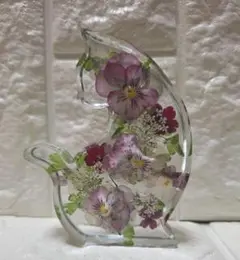 【訳あり】固まるハーバリウム ねこの中のお花畑