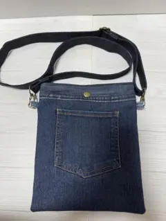 ハンドメイド　デニムサコッシュ