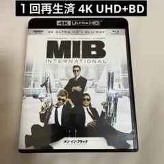 メン・イン・ブラック：インターナショナル 4K UHD + BD ブルーレイ