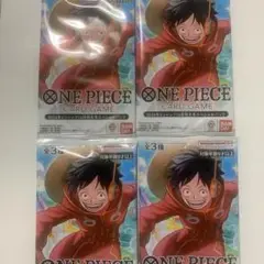 ワンピースカード　vジャンプ　未開封　4つ