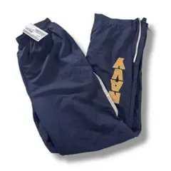デッドストック US NAVY 米軍 トラックパンツ S トレーニングパンツ