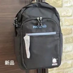 新品❤️在庫ラスト　ポチャッコ デイパック チャーム付きリュック ブラック