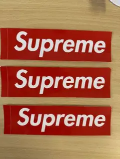 Supreme ステッカー 3枚セット 赤