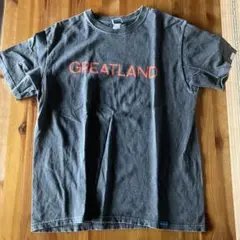 GREATLAND 黒ピグメント Tシャツ
