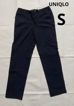 ユニクロ　ネイビー ナイロンギアパンツ S
