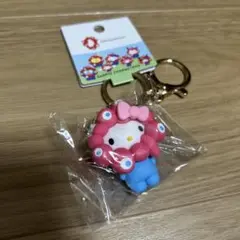 ミャクミャク サンリオ EXPO2025 なりきりキーホルダー キティ キティー