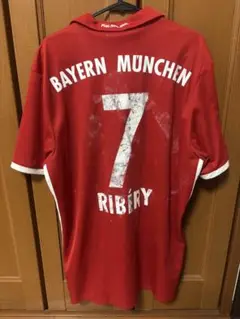バイエルン・ミュンヘン　チームサイン　リベリ　ユニフォーム　サッカー　証明書付き バイエルン・ミュンヘン チームサイン リベリ ユニフォーム