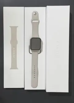 Apple Watch Series7 (GPSモデル) 45mm スターライト