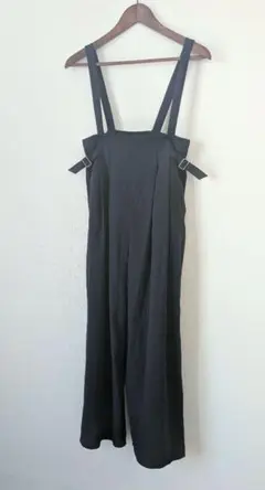 レディース パンツ オーバーオール サロペット ネイビー オールインワン