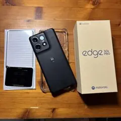 Motorola edge 50s pro black 画面カバーカメラカバー付