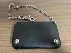 クロムハーツ ワンボールバレルウォレットチェーンショート ウォレット付き