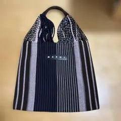 MARNI ストライプ ハンドバッグ