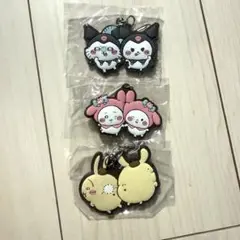 ちいかわ　サンリオ　キャラクターズ　ガチャ　ラバーキーホルダー