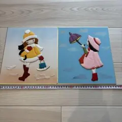 押し絵　2枚セット