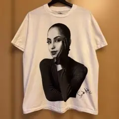 L SADE 両面プリント Tシャツ アート バンド