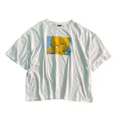 7SM1 【エヴァンゲリオン】レイ　プリントTシャツ アニメ　古着used