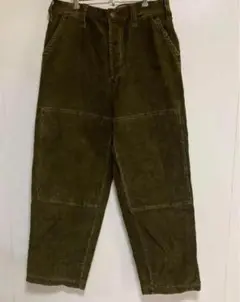Abercrombie & Fitch　オリーブグリーン コーデュロイパンツ