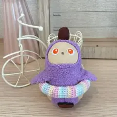 LOVOT ぬいぐるみチャーム 着せ替え 浮き輪 mixピンク